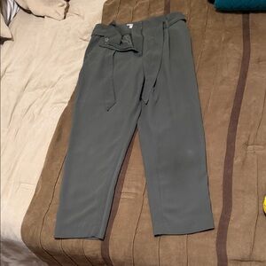 H&M women Slate green Dress Pants